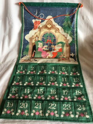 Vintage 1987 Avon Advent Countdown To Christmas Calendar No Mouse Great Conditio