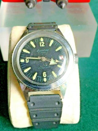 Vintage Diver Wristwatch - Lucerne Diver - Gwo