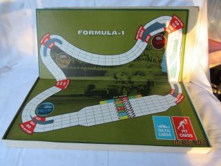 Vintage 1963 Parker Brothers Formula 1 Car Racing Board Game Complete 8