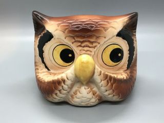 Vintage Mid Century Owl Figurine Made In Japan Eyeglasses Holder 2