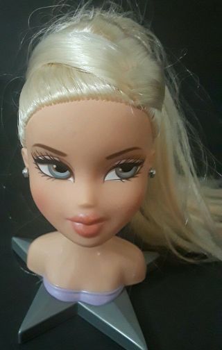 Bratz Head Gamez Chloe Doll Mga Vintage 2001 Rare Long Blonde Hair 1