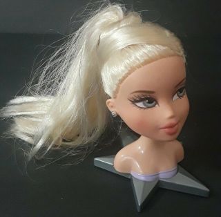Bratz Head Gamez Chloe Doll MGA Vintage 2001 Rare long blonde hair 1 4