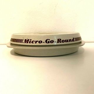 Vintage Nordic Ware 9.  5 " Micro - Go - Round Microwave Food Pie Rotator Display