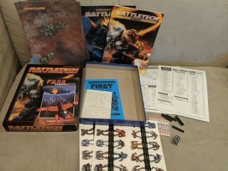 Battletech A Game Of Armored Combat 4th Edition Fasa Corp Vtg 1996 Complete
