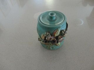 Vintage Australian Pottery Joan Sayers 12 Cm Tall Lidded Jar