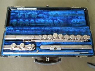 Vintage F.  A.  Reynolds Co Cleveland Ohio Flute & Case 27433 Barley