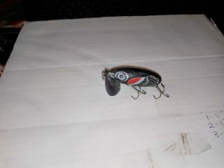 Vintage Fishing Lure Fred Arbogast Red Wing Blackbird Jitterbug Or Sparrow 1970s