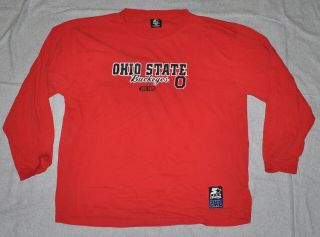 Vtg 90s Starter Ohio State University Buckeyes Osu T - Shirt Men 