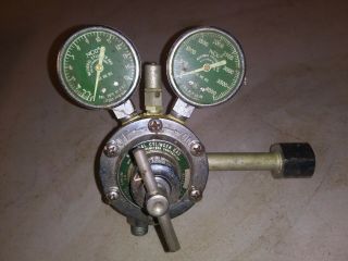 Vintage National Cylinder Gas Gauge 2 Gauges Steampunk Decor Or Parts