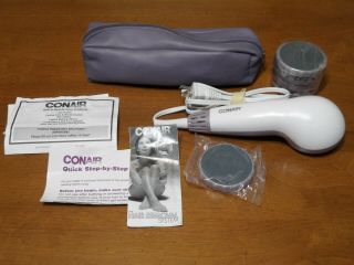 Vintage Conair Hair Removal Exfoliation System Complete Body Hair Remover Hb3