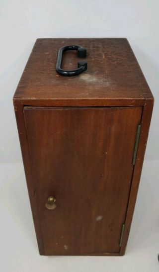 Vintage Antique Spencer Buffalo Microscope W/ Wood Box 2