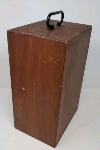 Vintage Antique Spencer Buffalo Microscope W/ Wood Box 5