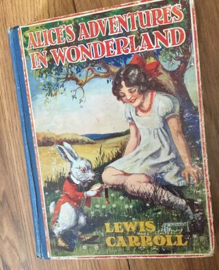Vintage Hb Book Alices Adventures In Wonderland Lewis Carroll Illus Bessie Pease