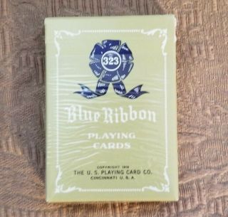 Blue Ribbon Very Rare Vintage Deck Of Cards (copyright: 1916)