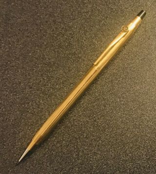 Vintage Ge General Electric Mechanical Pencil Cross Gold Tone