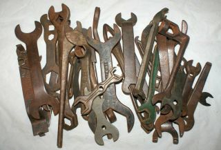 30 Old Antique Vintage Unusual Odd Farm Implement Plow Shop Auto Wrench Tools
