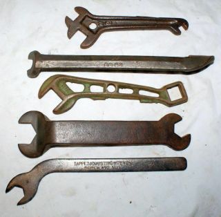 30 Old Antique Vintage Unusual Odd Farm Implement Plow Shop Auto wrench tools 2