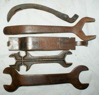 30 Old Antique Vintage Unusual Odd Farm Implement Plow Shop Auto wrench tools 7