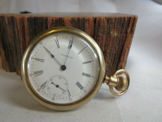 Antique 1902 Waltham Gold Filled 620 15 Jewel Winding Pocket Watch Rp4