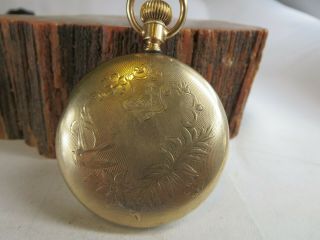 Antique 1902 Waltham Gold Filled 620 15 Jewel Winding Pocket Watch RP4 4