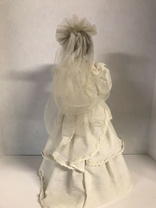 Vintage Porcelain Bride Doll,  Flora,  1900s Bride - Classic Brides of the Century 4