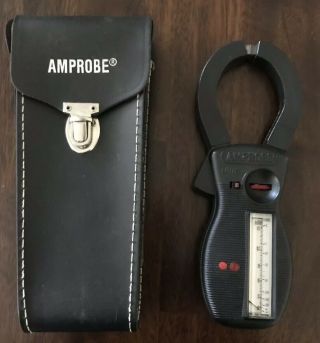 Amprobe Ultra M Rs 1007s Analog Clamp Meter With Case Vintage