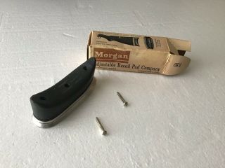 Vintage Morgan Adjustable Curved Recoil Pad Rifle Shotgun Box Winchester Guns