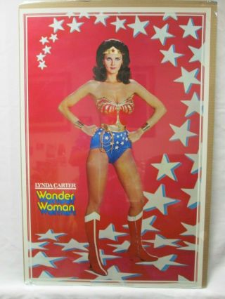 Linda Carter 1977 Wonder Woman Singer Vintage Poster Garage Cng511