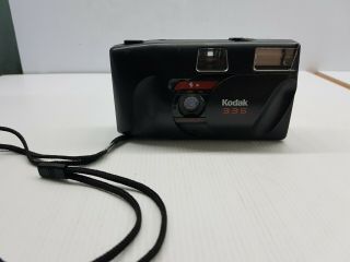 Vintage Retro Kodak 335 Electronic Flash 35 Mm Camera With Strap Gc Ektanar Lens