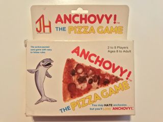 Anchovy The Pizza Game Vintage 1987 Card Game Complete With Cards And Rules