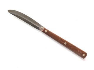 Vintage Cutco No.  47 Steak Knife Brown Handle Table Knife 8.  5 "