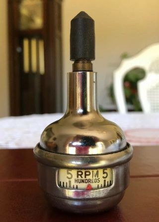Vintage Ac Hand Tachometer Rpm Gauge Type 1