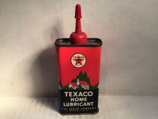 Vintage Texaco Oil Can Handy Oiler 4 Oz Rare Tin Old Shell Amoco Veedol Tydol Bp