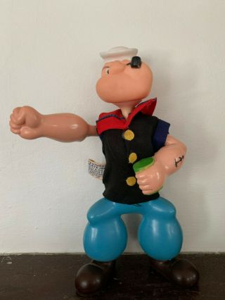 Rare Vintage Rubber Plastic Popeye Figure By R.  Dakin & Co King Features 1980