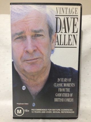 Vintage Dave Allen Bbc 20 Years Of Classic Moments Rare Vhs Video