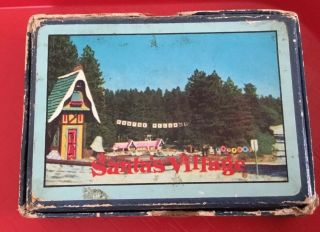 Vintage Souvenir Of Santa’s Village Santa Cruz California Playing Cards