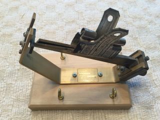 Vintage Whiffen Fletching Jig,  Left Wing,  Helical,  Milwaukee Wi