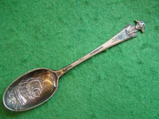 Vintage Silver " Trafalgar " Commemorative Spoon,  Nelson,  H.  M.  S Victory,  1923