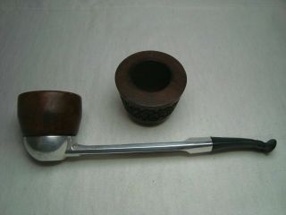 Falcon An1 Made In England Vintage Tobacco Smoking Pipe With Extra Bowl 5