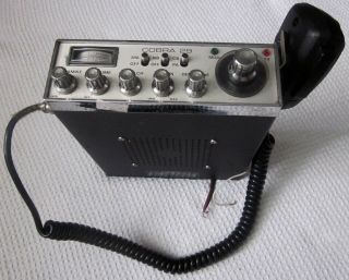 Vintage Cobra Cb Radio Model 29 With Uniden Bearcat Microphone