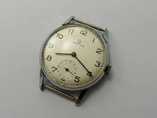 Vintage 1960s Certina Cal 28 - 10 17j Gents Wristwatch Runs For Repair