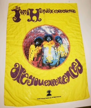 Vintage Poster Jimi Hendrix Tapestry Banner Are You Experienced Pin - Up Textile