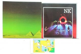 Vintage Pink Floyd Dark Side Of The Moon Lp Poster & Sticker