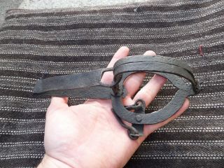 Vintage Antique Small Wrought Iron Mouse Rat Trap Blacksmith Hand Forged