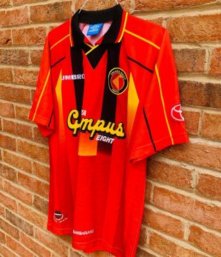 Vintage Retro Grampus Eight Nagoya Umbro Football Shirt J - League 1996 - 1998 Large 2