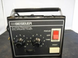 Vintage Beseler 8177 Audible/repeating Enlarging Timer Darkroom Equipment