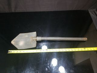 Vintage Military Style Folding Trench Shovel Entrenching Tool 25 " Long