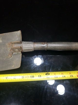 Vintage Military Style Folding Trench Shovel Entrenching Tool 25 