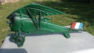 Vintage Airplane Cast Iron Doorstop