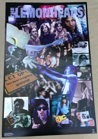 Rare.  Vintage Lemonheads Poster Collage 23x35 " Alt Rock Music Punk 90s (1993)
